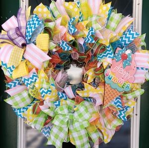 Happy summer wreath